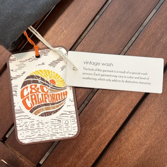 C&C California Charcoal Short Sleeve Tee - Picture 4 of 4